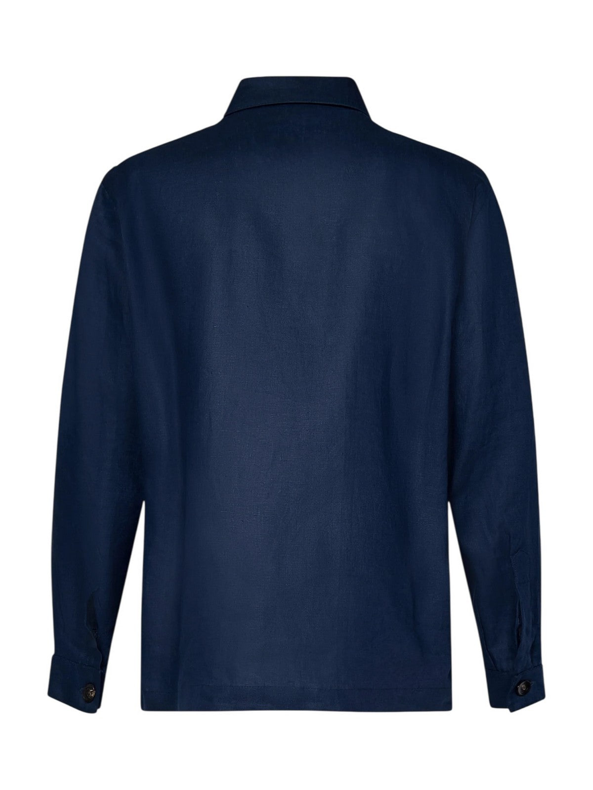 Camicia uomo blu navy elegante in cotone classico