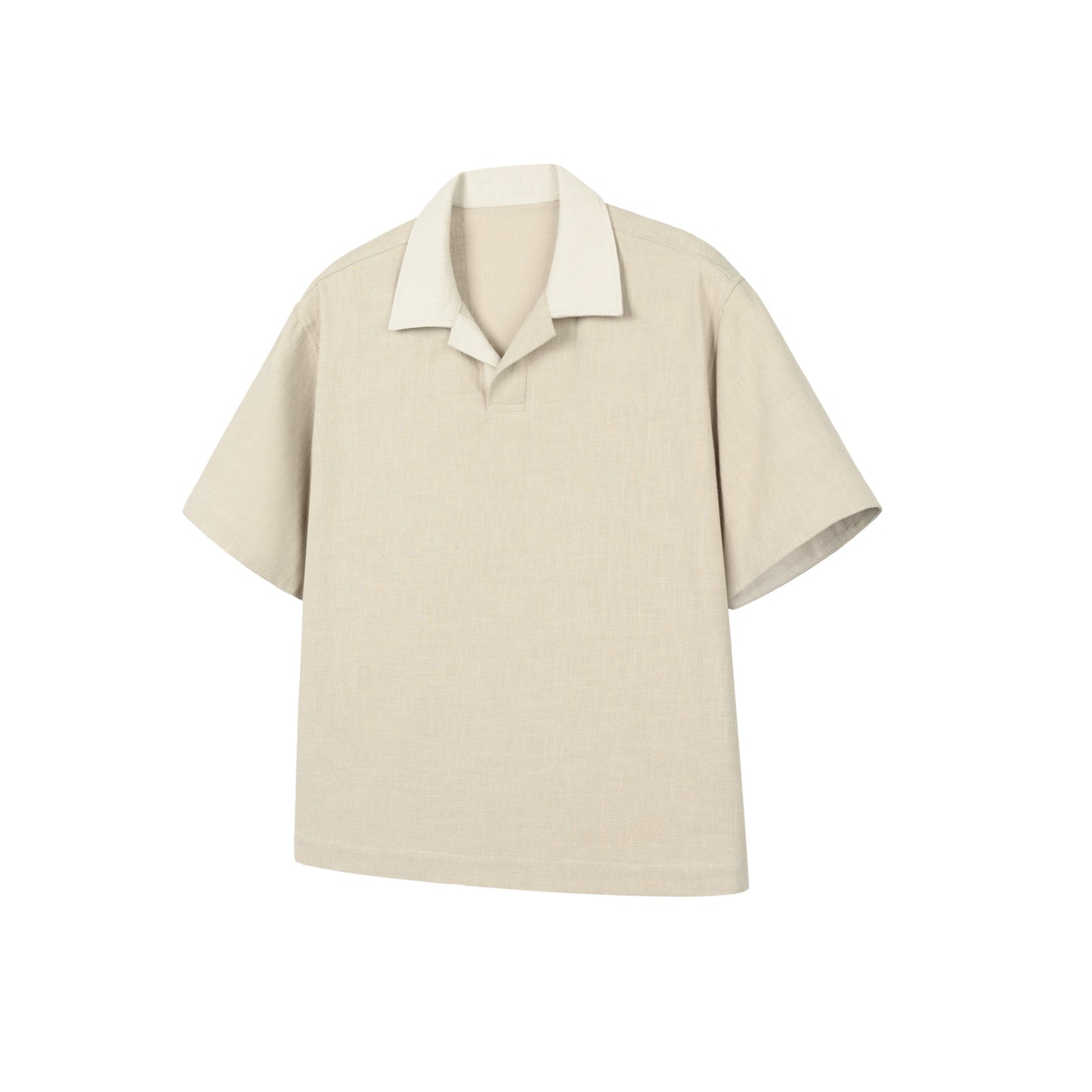 Maglia polo uomo traspirante in lino e cotone, elegante e raffinata